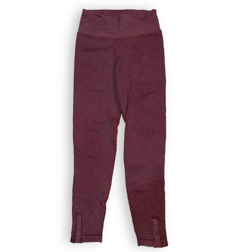 Offline by Aerie Ribbed Ankle Snap Leggings In Rose Women’s Size Medium